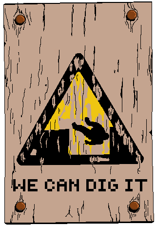 We can dig it logo